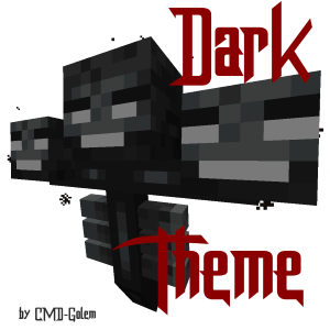 Dark Theme Resource Pack Logo