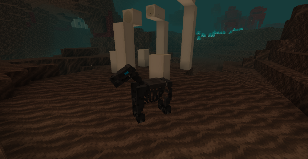 Wither Soldier Horse in Soul Sand Valley